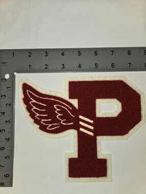 Polo Ralph Lauren Patches Red Letter P-wing Varsity Chenille Patch